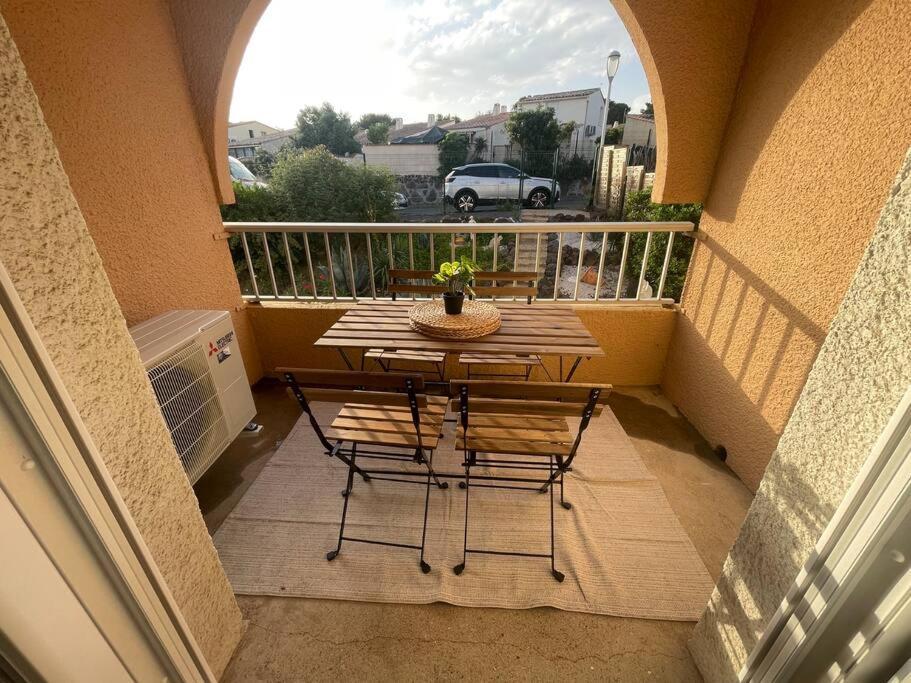 Appartement Cap D'Agde Dans Residence Avec Piscine Exteriör bild
